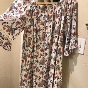 Knee length floral dress